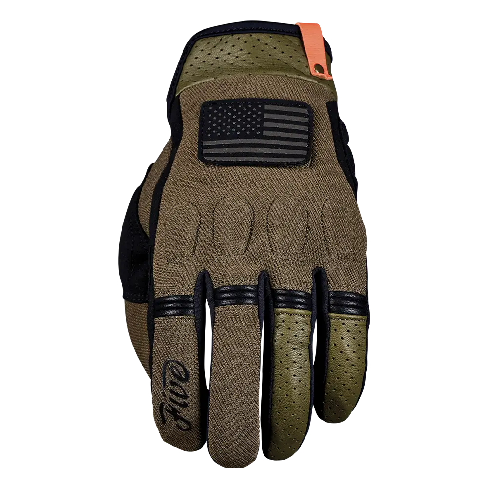 Five Scrambler Khaki/Black Gloves - Image 4