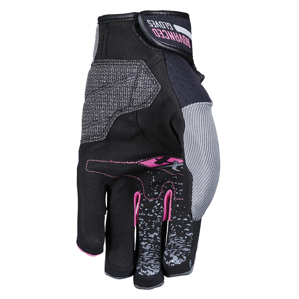 Five TFX4 Grey/Pink Womens Gloves - Image 2