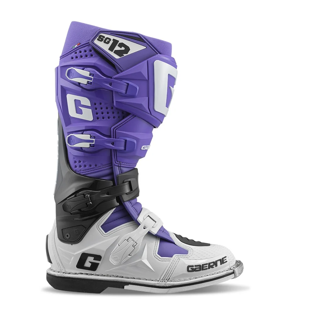 Gaerne SG-12 Limited Edition Purple/Black/White Boots
