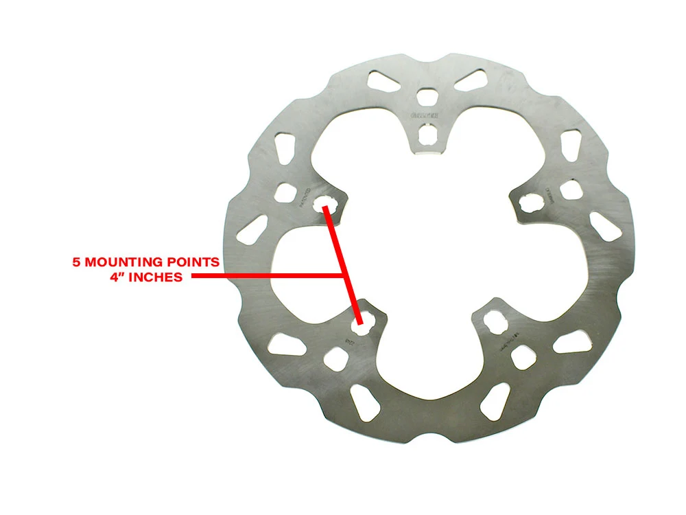 GBrakes GB-GBD9004X 12.5" Oversize Front Wave Disc Rotor Stainless Steel for Harley-Davidson Touring 14-23 w/OEM Wheel & Kraus Caliper Brackets - Image 2