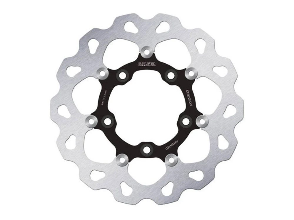 GBrakes GB-GBD9008X 11.8" Floating Wave Disc Rear Rotor Black for V-Rod 06-17
