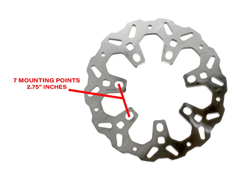 GBrakes GB-GBD9016X 11.8" Front Wave Disc Rotor Stainless Steel for Harley-Davidson Touring Limited 20-23 Models w/OEM Wheel - Image 2