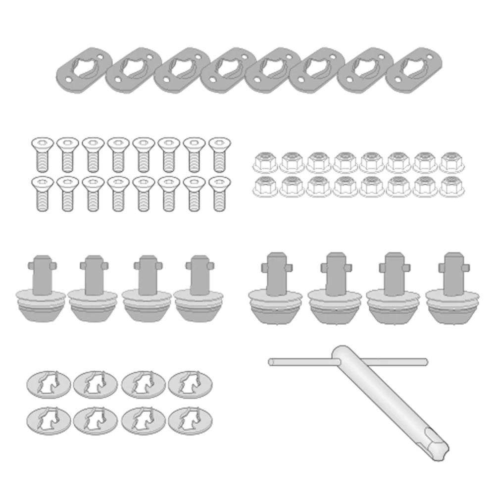 Givi 11RKIT Rapid Release Hardware Kit for BMW R 1200 GS 13-18/R 1200 GS Adventure 14-18/R 1250 GS 19-23/R 1250 GS Adventure 19-24