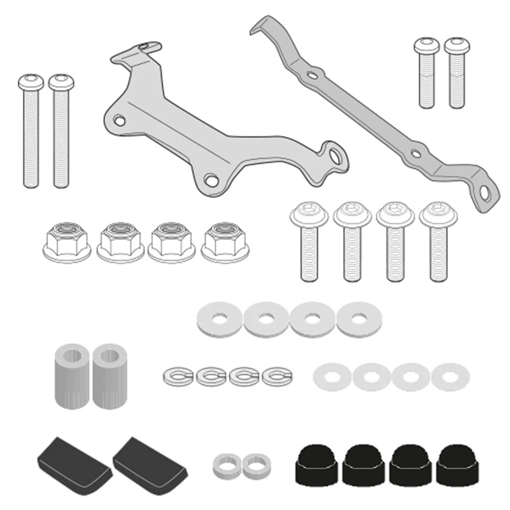 Givi A5139A Windshield Mounting Kit for BMW F 900 R 20-25 w/5139S Windshields