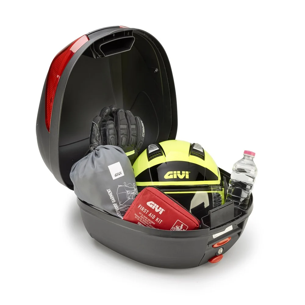 Givi B29N2 B29 Monolock 29L Top Case Black w/Red Reflectors & Universal Mounting Plate - Image 3