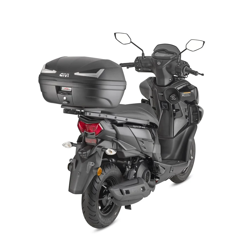 Givi GVE455NT Tech 45L Black Embossed/Silver Reflector Monolock Top Case w/Universal Plate - Image 2