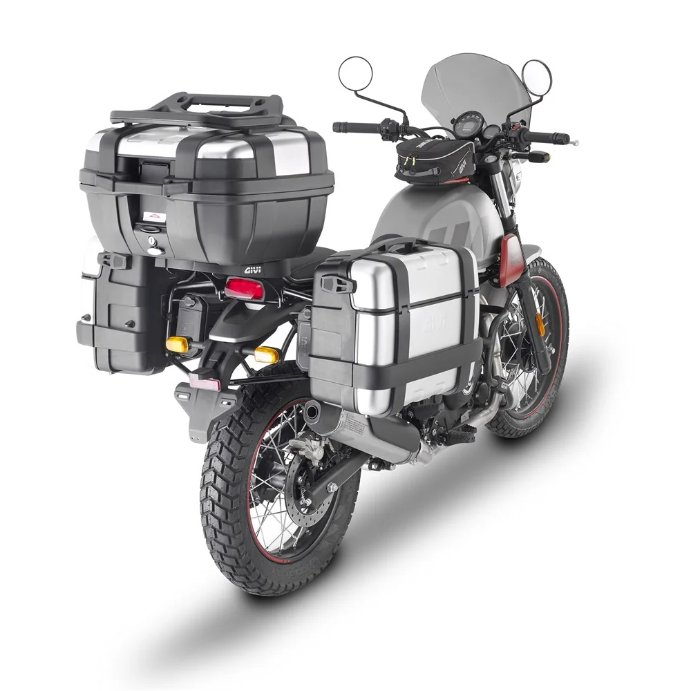 Givi PL9055 Side Case Pannier Holder for Royal Enfield Scram 411 22-24 w/Monokey & Retro Fit Cases - Image 2