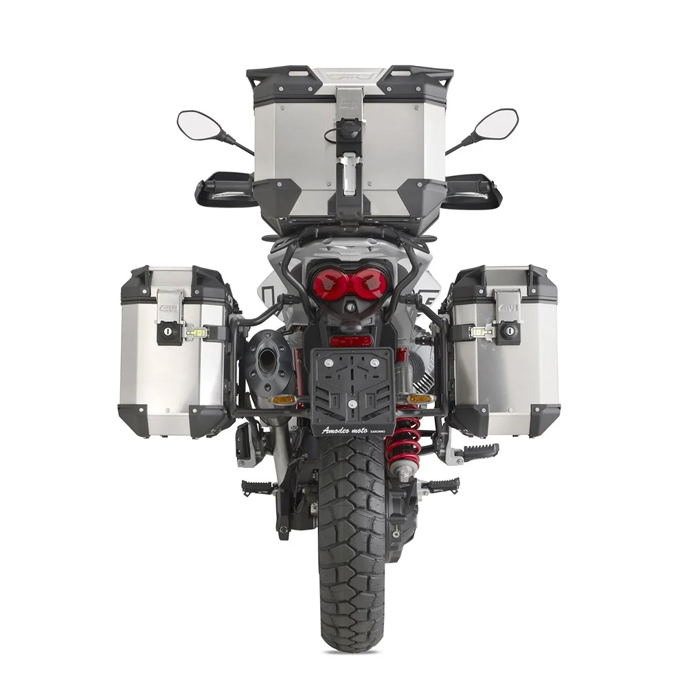 Givi PLO8209CAM PL One-Fit Side Case Pannier Holder for Moto Guzzi V85 TT 24-Up w/Trekker Outback Monokey CAM-Side Cases - Image 2