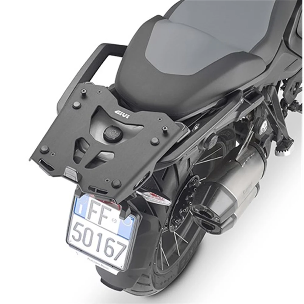 Givi SRA5143 Aluminum Top Case Rear Rack for BMW C 400 X/C 400 GT/R 1300 GS Adventure 25-Up/R 1300 GS 24-Up w/Monokey Top Cases