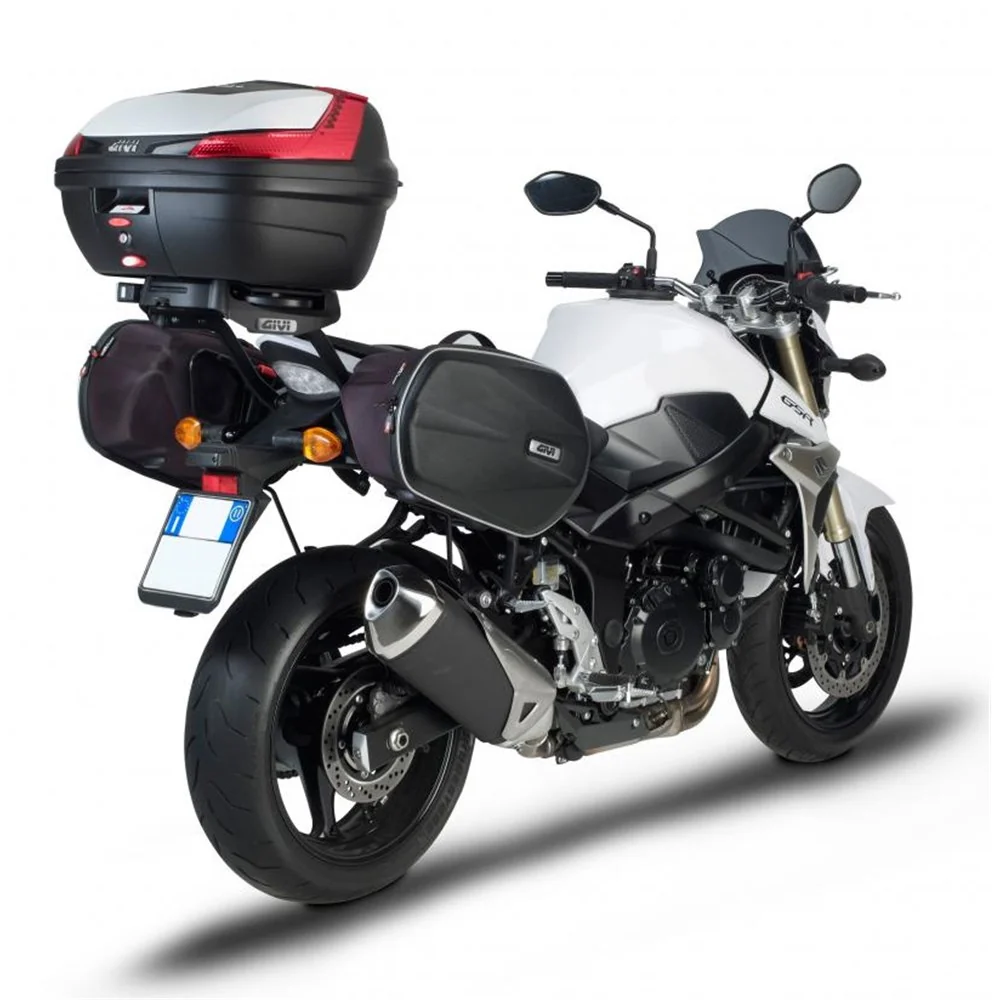 Givi TE3100 Saddlebag Holder for Suzuki GSR 750 11-14 w/ST609 Sport-T Easylock Side Bags - Image 2