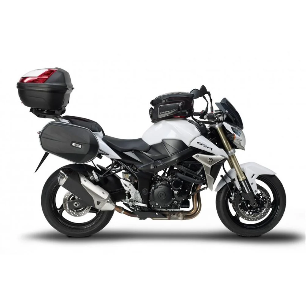 Givi TE3100 Saddlebag Holder for Suzuki GSR 750 11-14 w/ST609 Sport-T Easylock Side Bags - Image 3
