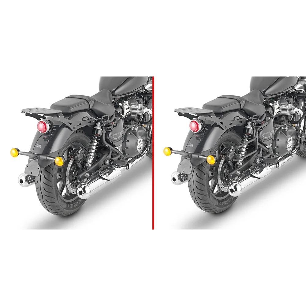 Givi TR9058 Remove-X Rapid Release Saddlebag Holder for Royal Enfield Super Meteor 650 23-Up w/Soft Side Bags
