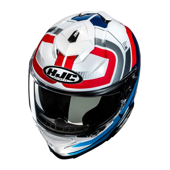 HJC i71 Viz MC-21 Helmet - Image 2