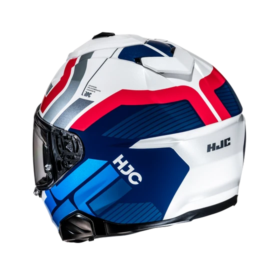 HJC i71 Viz MC-21 Helmet - Image 3