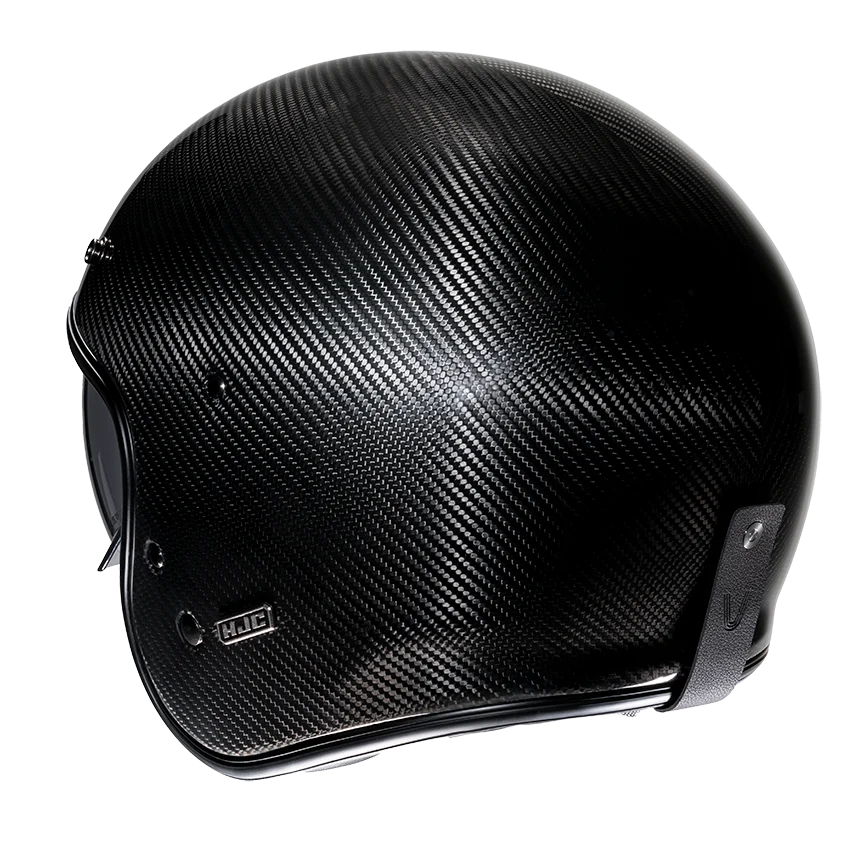 HJC V31 Carbon Solid Black Helmet - Image 3