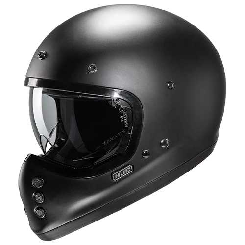 HJC V60 Semi-Flat Black Helmet - Image 2