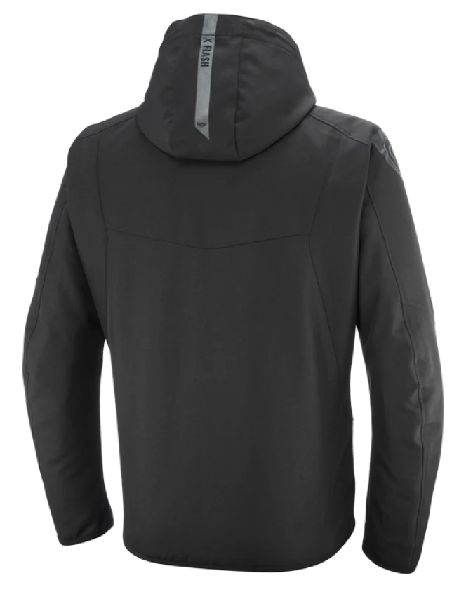 Ixon Fierce WP Black Textile Hoodie Jacket - Image 2