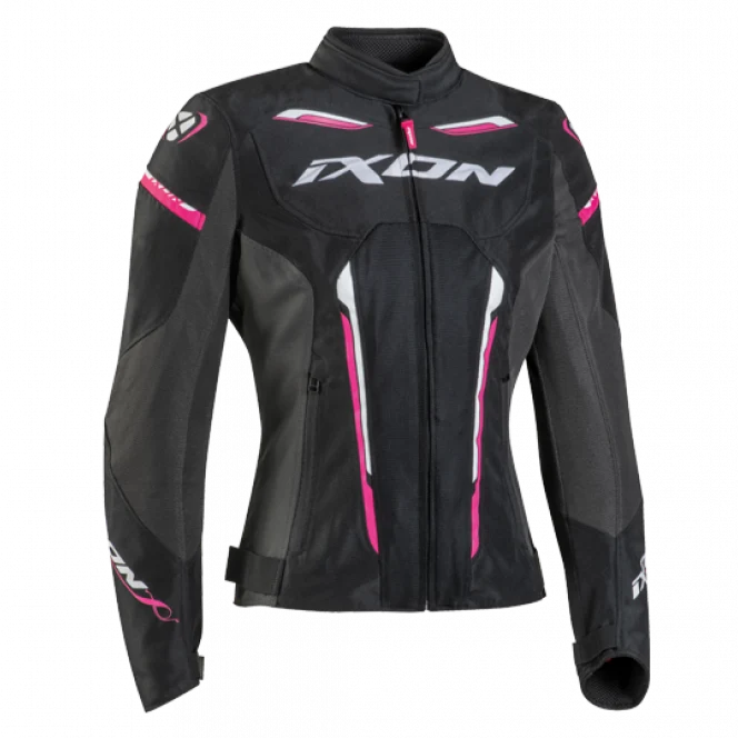 Ixon Striker Air Lady Black/Anthracite/Fushia Textile Womens Jacket