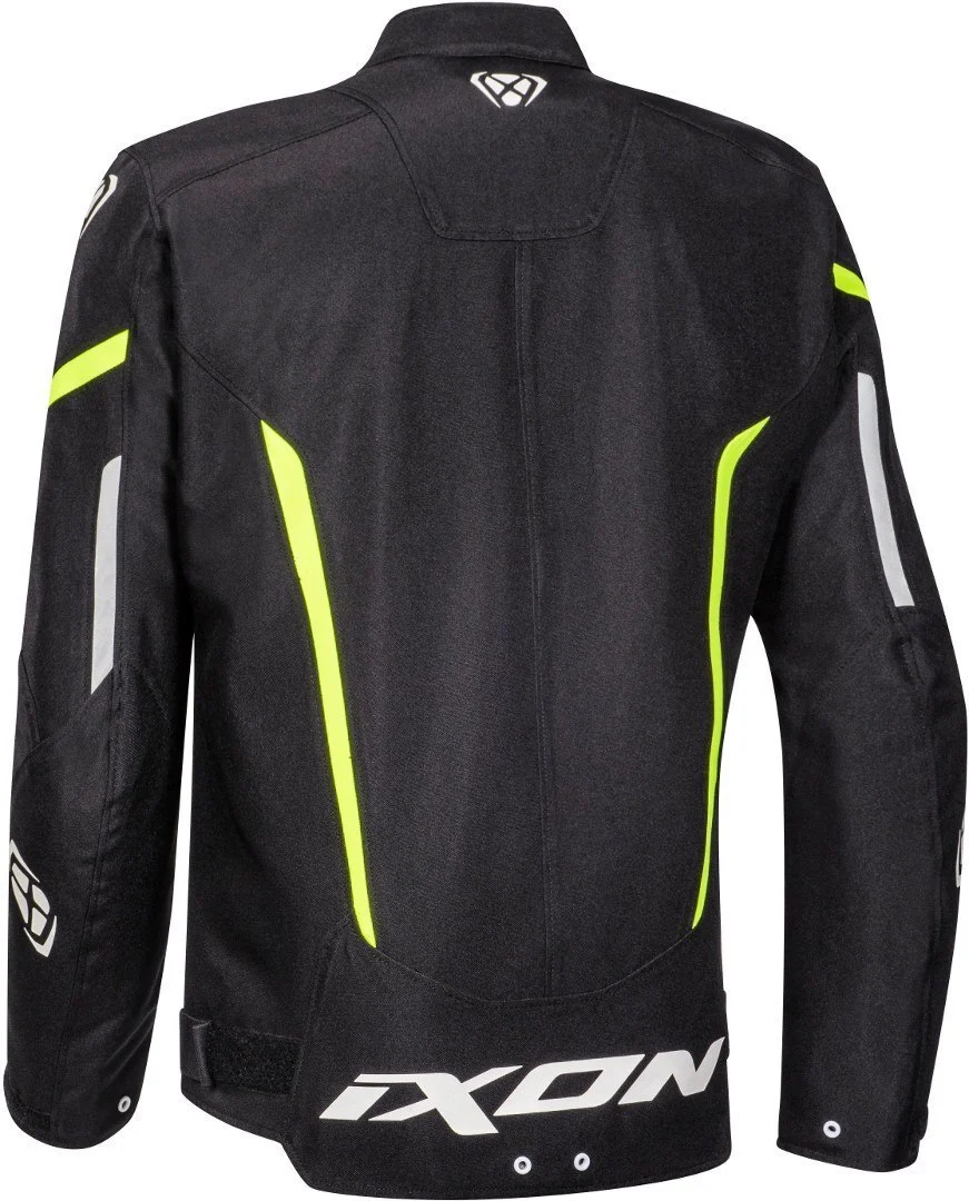 Ixon Striker Black/White/Yellow Textile Jacket - Image 2
