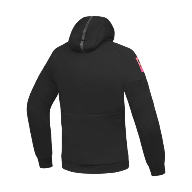 Ixon Touchdown Lady Black/Bright Pink Textile Womens Hoodie Jacket - Image 2