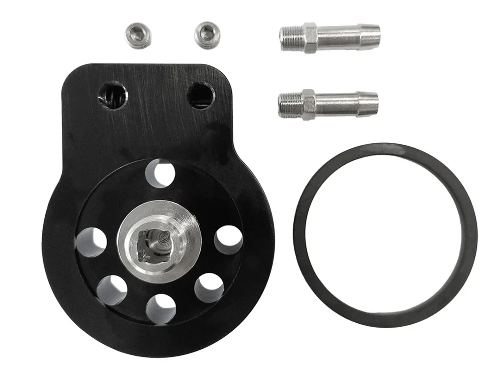 Jagg Oil Coolers JAG-4501 Oil Cooler Adaptor w/By-Pass for Harley-Davidson Air Cooled Milwaukee-Eight 18-Up - Image 2