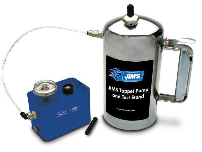 Jims Machine JM-765 Twin Cam Tappet Pump & Test Stand Tool for Harley-Davidson Twin Cam 99-17/Sportster 00-21/Milwaukee-Eight 17-24 Lifters