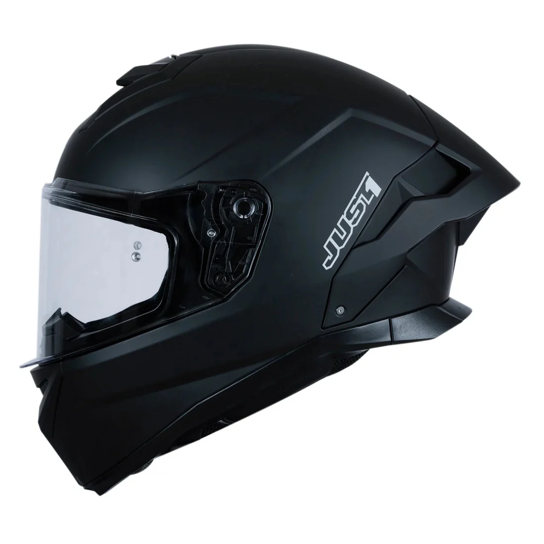 Just1 J-STR Solid Matte Black Helmet - Image 4
