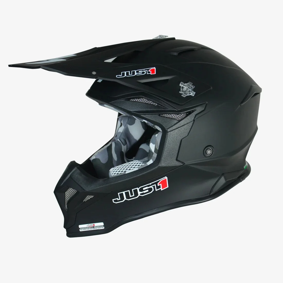 Just1 J39 Solid Matte Black Helmet