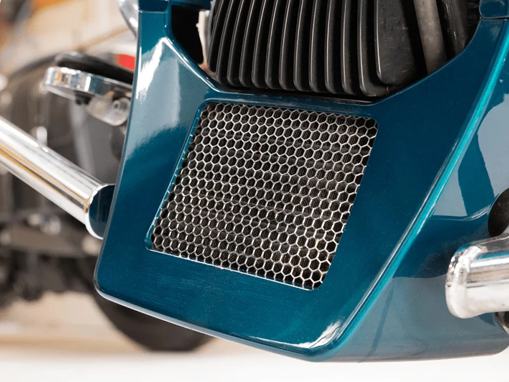Klock Werks KKC-0713-0255 Oil Cooler Guard Black for most Harley-Davidson Touring 17-24 - Image 2