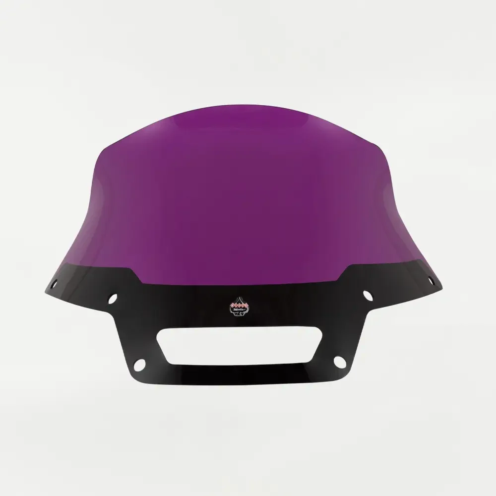 Klock Werks KKC-2310-0844 8" Flare Kolor Windshield Purple for Harley-Davidson Low Rider ST 22-Up Models - Image 2