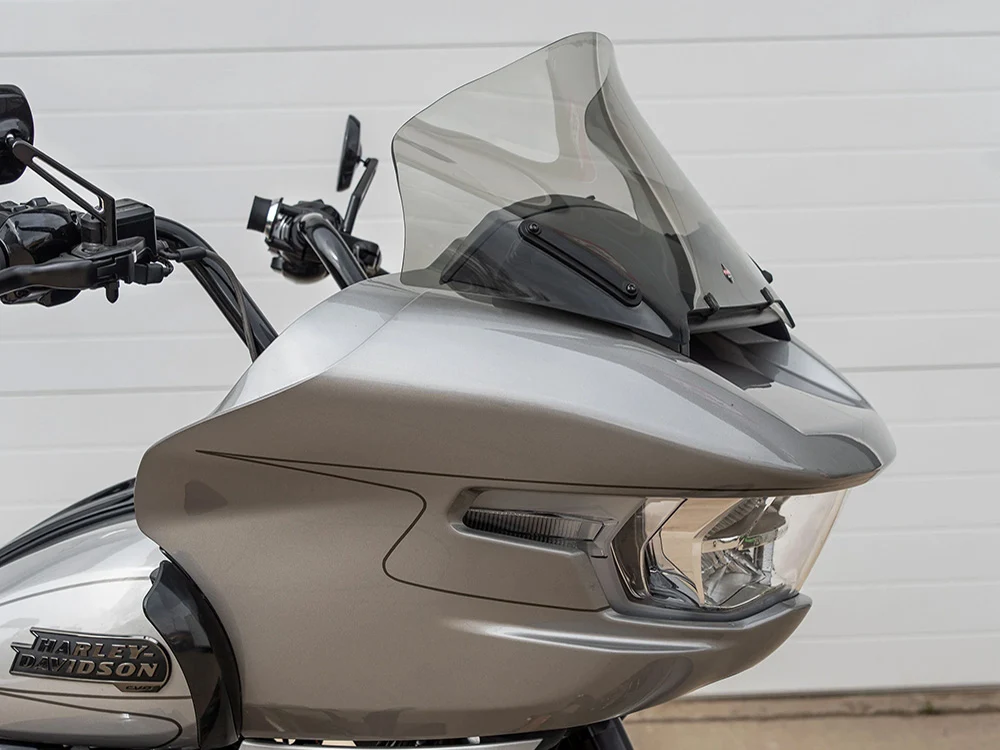 Klock Werks KKC-2310-0849 12" Pro-Touring Flare Windshield Tinted for Harley-Davidson CVO Road Glide 23-Up/Road Glide 24-Up - Image 3