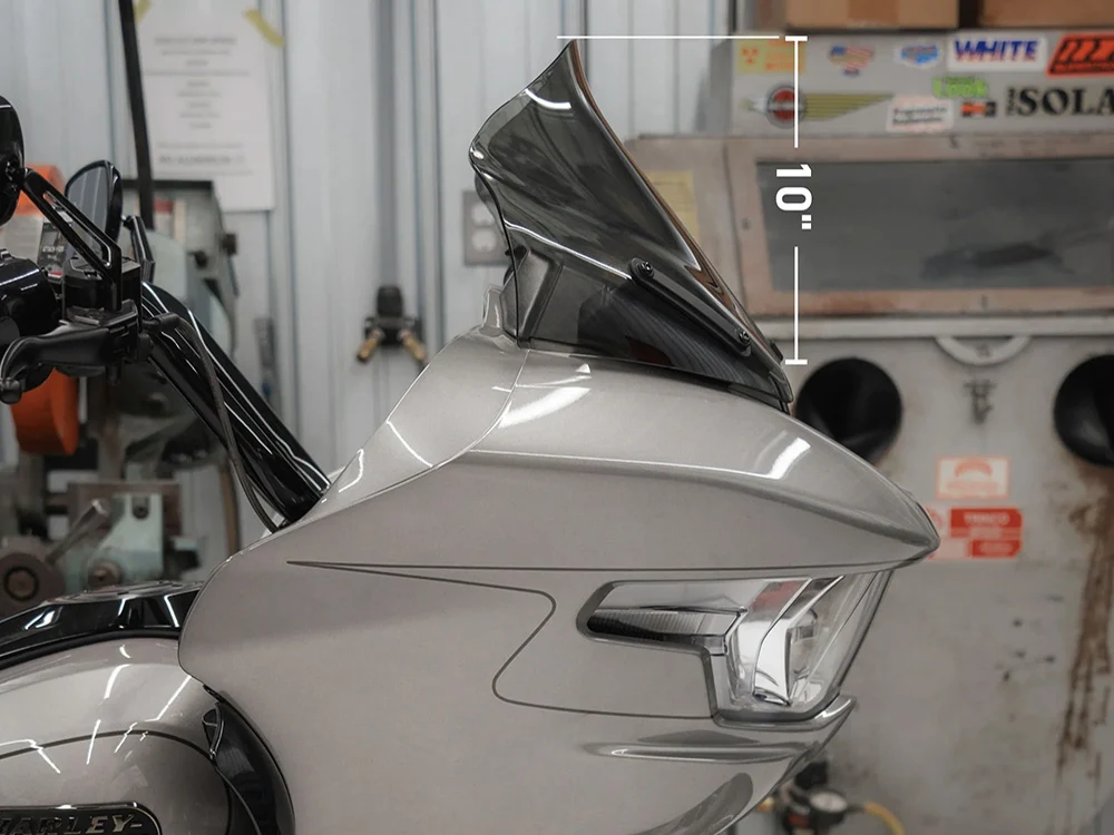 Klock Werks KKC-2310-0849 12" Pro-Touring Flare Windshield Tinted for Harley-Davidson CVO Road Glide 23-Up/Road Glide 24-Up - Image 5