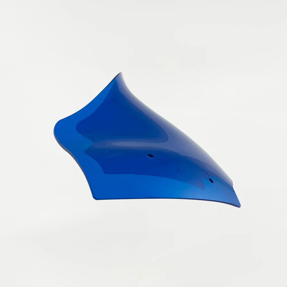 Klock Werks KKC-2310-0870 10" Sports Flare Kolor Windshield Blue for Harley-Davidson CVO Road Glide 23-Up/Road Glide 24-Up Models
