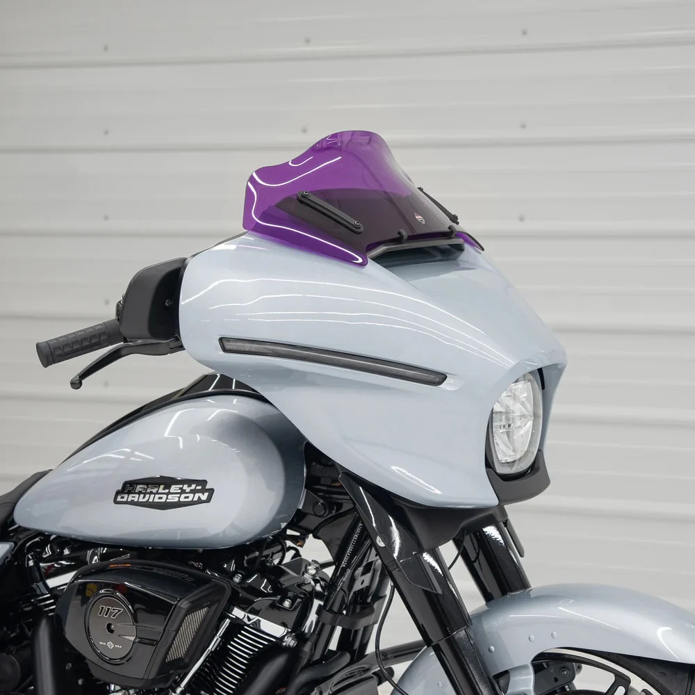 Klock Werks KKC-2310-0883 8" Flare Kolor Windshield Purple for Harley-Davidson CVO Street Glide 23-Up/Street Glide 24-Up Models