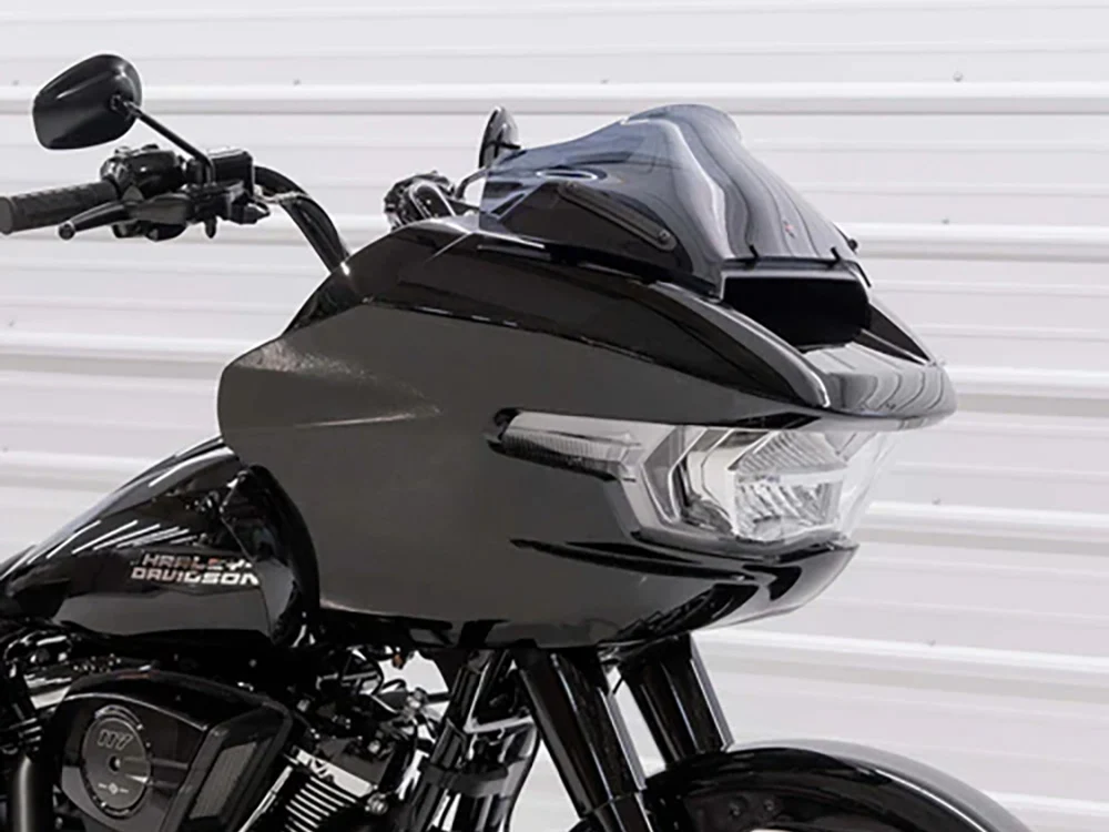 Klock Werks KKC-2310-0913 8" Sports Flare Windshield Black for Harley-Davidson CVO Road Glide 23-Up/Road Glide 24-Up - Image 3