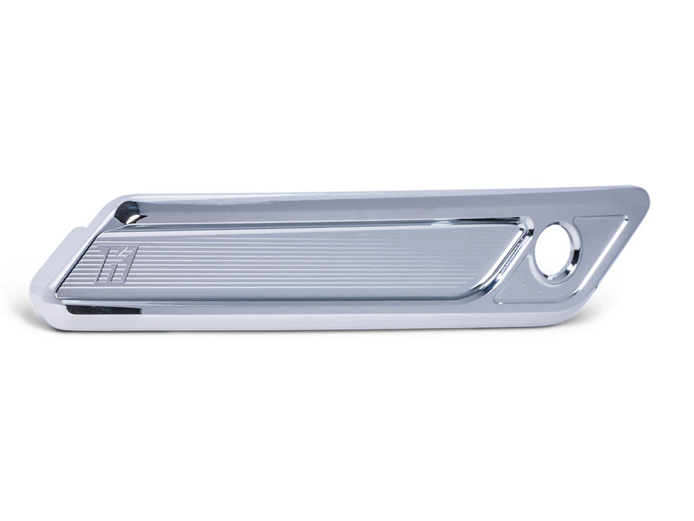 Kodlin KM-K59491 New Style Saddlebag Latch Covers Chrome for CVO Touring 23-Up/Street Glide/Road Glide 24-Up - Image 3