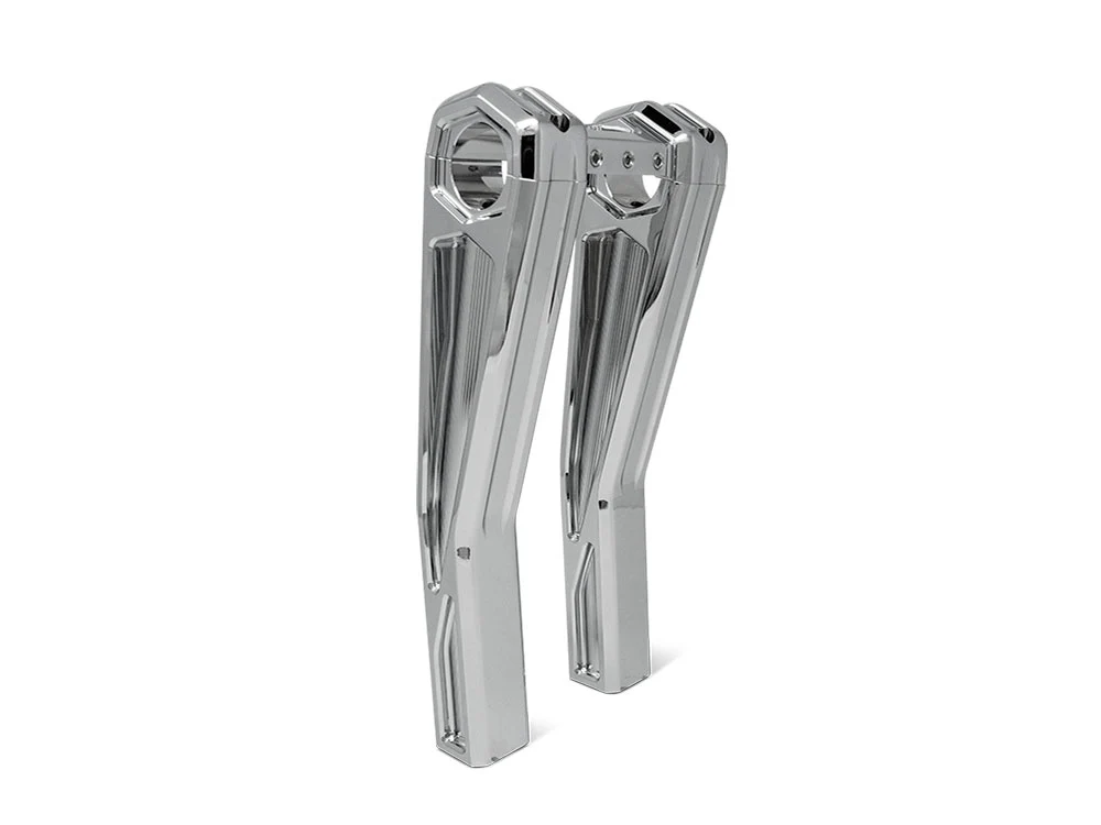 Kodlin KM-KUS55134 10" Pullback Accent Pro Riser Kit Chrome for 1.25" Handlebars - Image 3