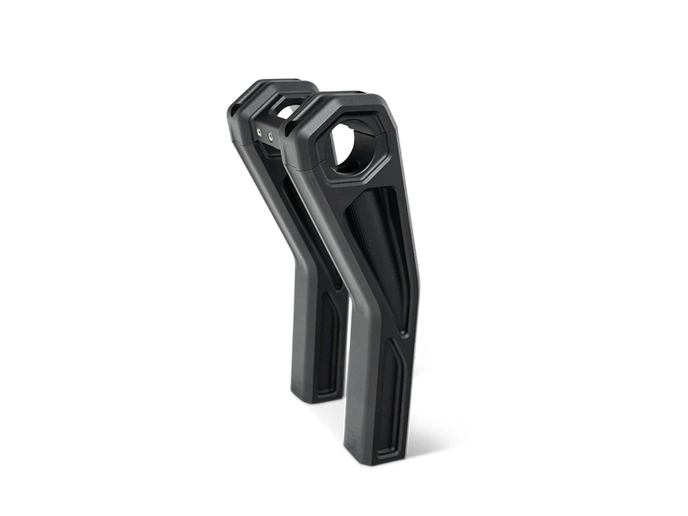 Kodlin KM-KUS55135 8" Pullback Accent Pro Riser Kit Black for 1.25" Handlebars