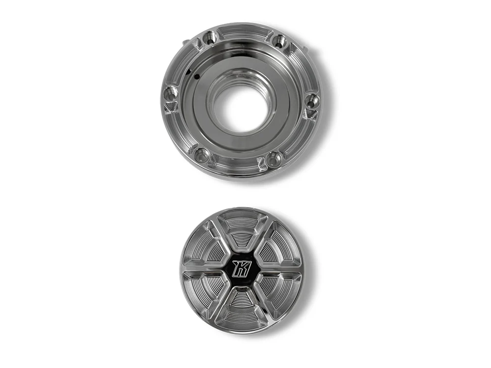 Kodlin KM-KUS61201 Ascent Pro Fuel Cap Chrome for Harley-Davidson CVO Touring 23-Up/Street Glide/Road Glide 24-Up/Touring 25-Up - Image 3