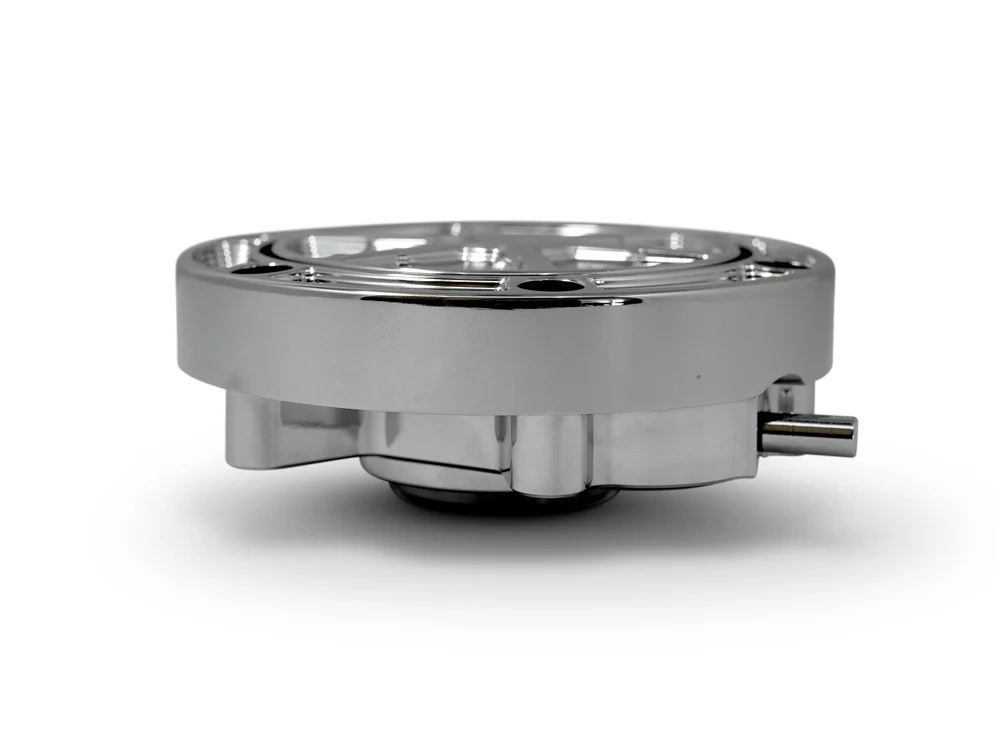 Kodlin KM-KUS61201 Ascent Pro Fuel Cap Chrome for Harley-Davidson CVO Touring 23-Up/Street Glide/Road Glide 24-Up/Touring 25-Up - Image 6