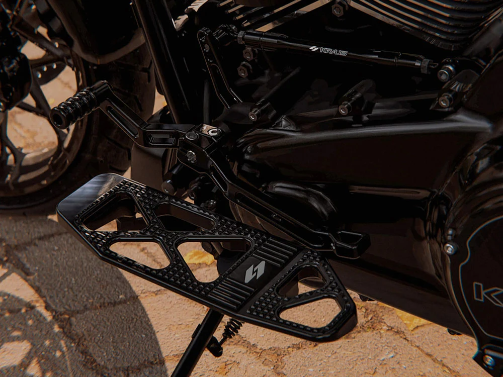 Kraus KRA-ST-FC-27-B Max Lean Foot Controls Black for Harley-Davidson Touring 14-23 - Image 6