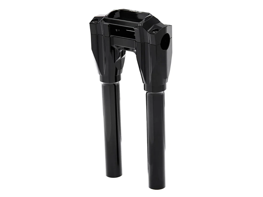 Kraus KRA-UN-COR-20-B 10" Straight x 1-1/8" Clamp Core Isolated Riser Kit Black for Harley-Davidson Softail Street Bob/Low Rider ST/Standard 18-24
