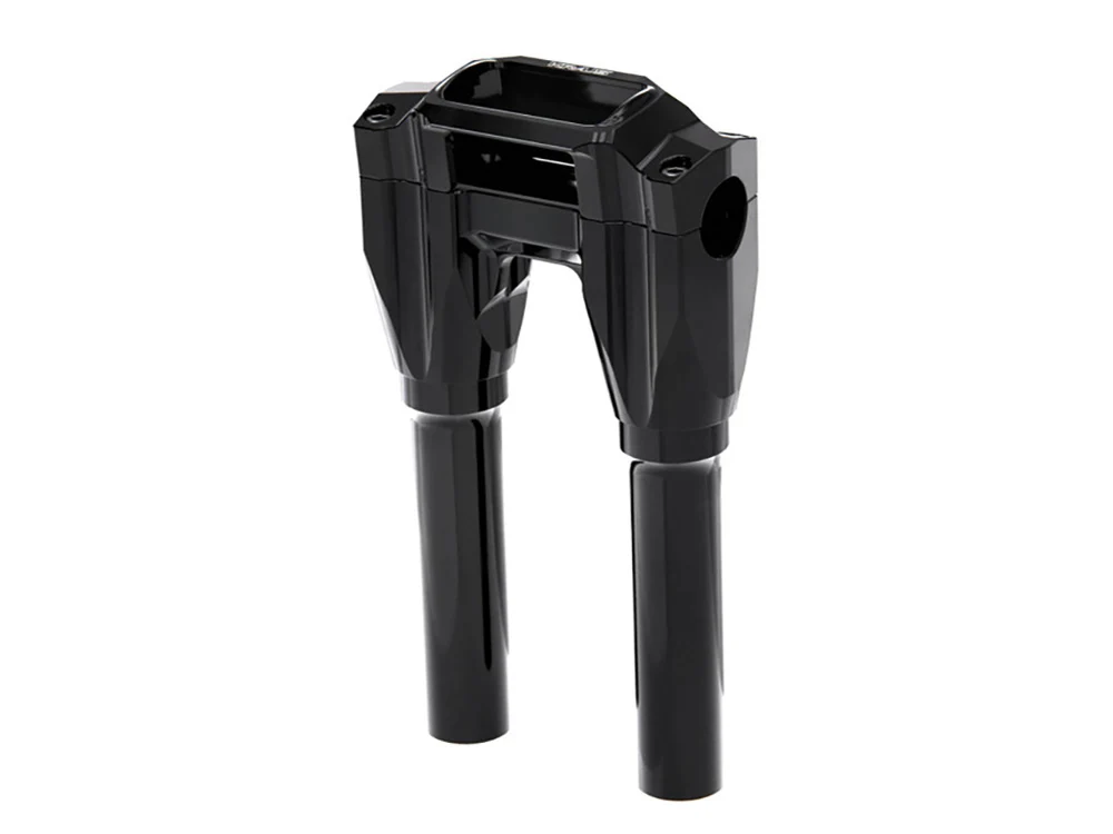 Kraus KRA-UN-COR-28-B 8" Straight x 1-1/8" Clamp Core Isolated Riser Kit Black for Harley-Davidson Softail Street Bob/Low Rider ST/Standard 18-24