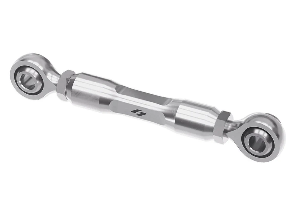 Kraus Motor Co KRA-SF-FC-31-M SX3 Adjustable Brake Linkage Machine Finish for Harley-Davidson Softail 18-Up w/Mid Controls