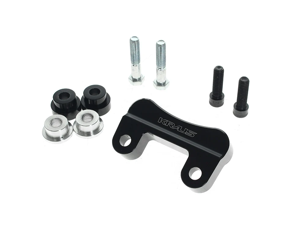 Kraus Motor Co KRA-UN-PB-02-B Raptor Pullback Plate Black for Harley-Davidson Softail 84-17/Dyna 91-17/Sportster 86-21/FXR 82-94 - Image 2