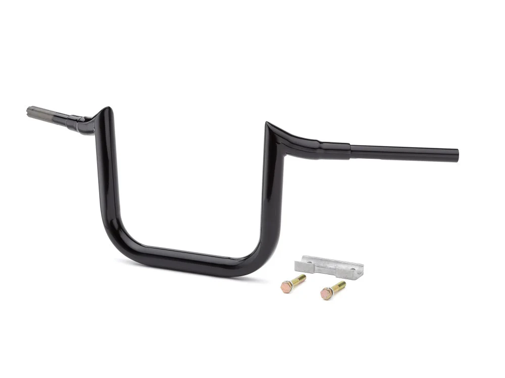 LA Choppers LA-7357-10BLK 10" x 1-1/2" Grande Prime Ape Handlebar Gloss Black for Harley-Davidson Road Glide 15-23/Road King Special 17-Up
