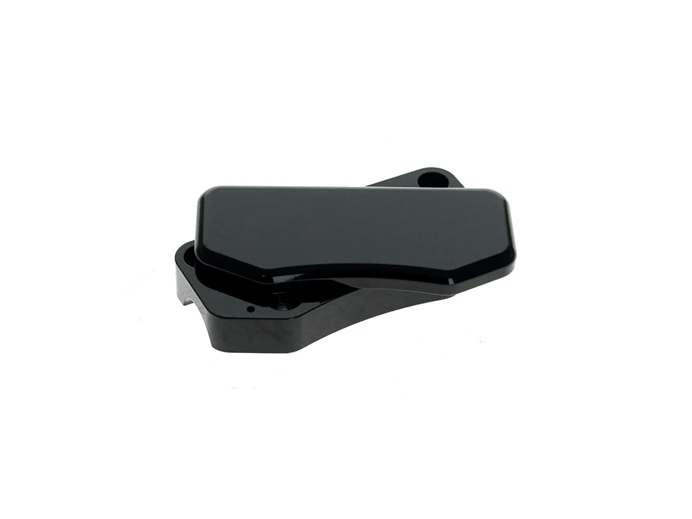 LA Choppers LA-W2001-01BLK Smooth Handlebar Top Clamp w/Hidden Bolts Gloss Black - Image 2