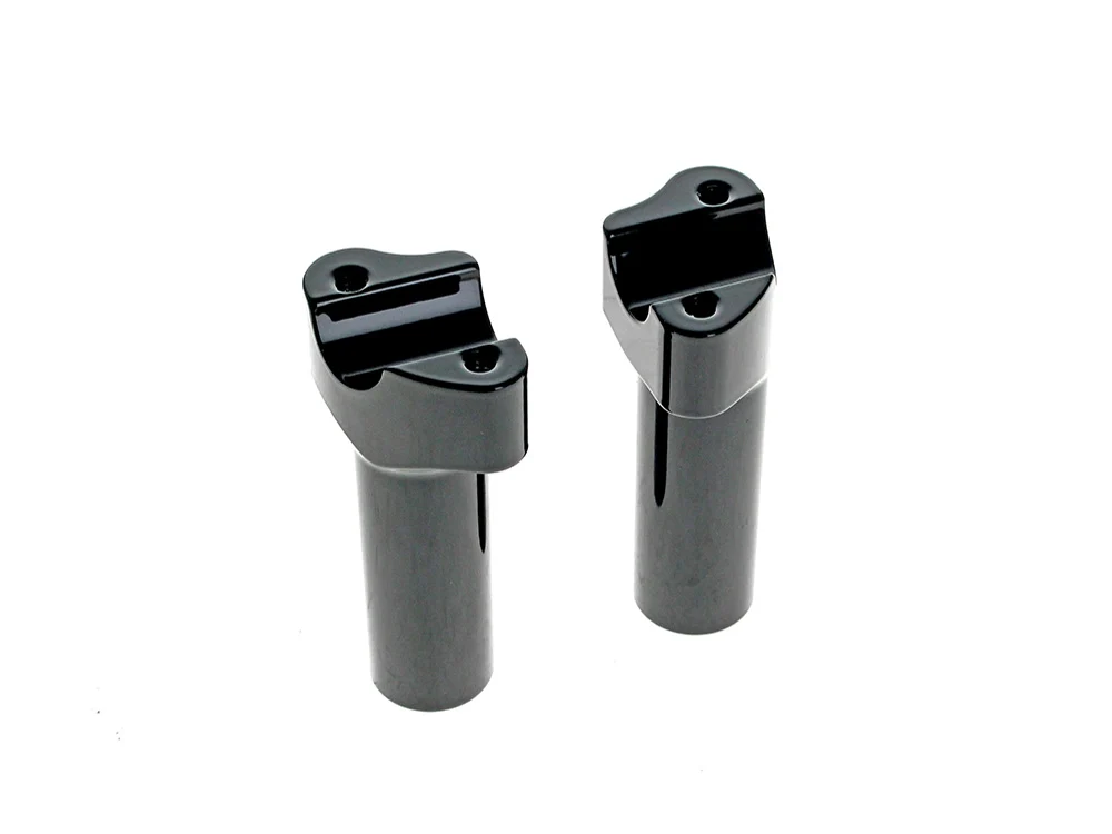 LA Choppers LA-W2003-45BLK 4-1/2" Tall Risers Gloss Black for 1" Handlebar