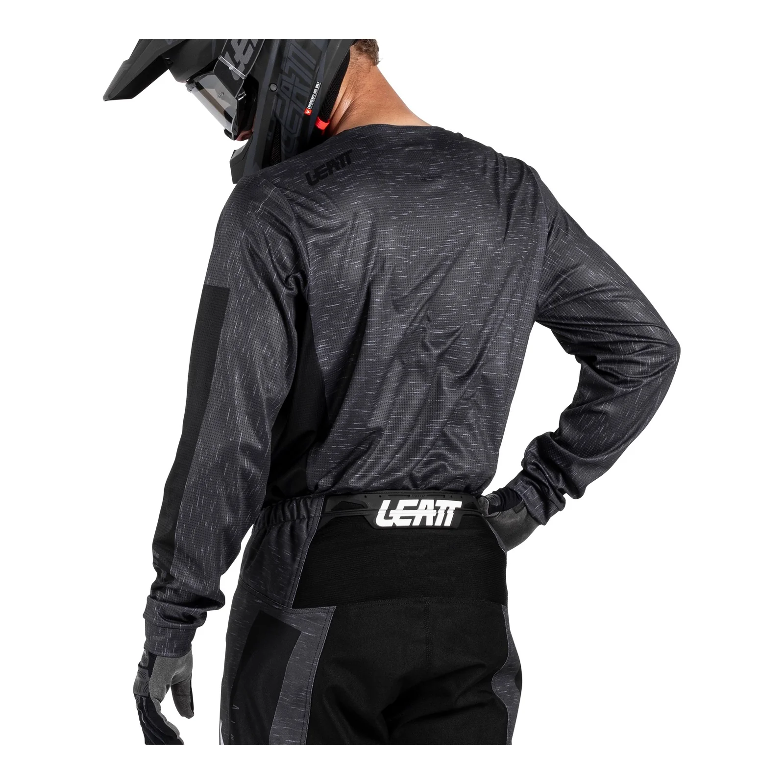 Leatt 2026 3.5 Stealth Black/Grey Jersey & Pants Ride Kit - Image 5