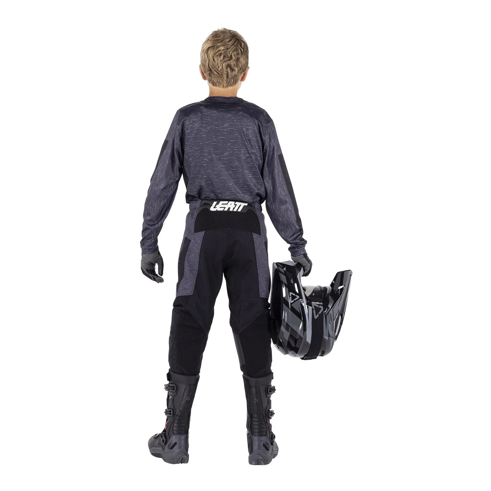 Leatt 2026 3.5 Stealth Black/Grey Junior Jersey & Pants Ride Kit - Image 3